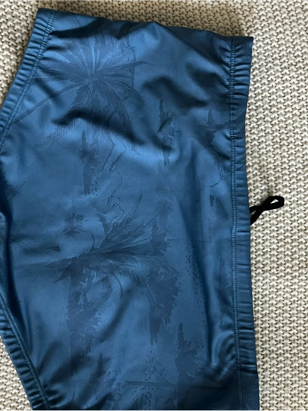 Men's Blue Swim Trunks - Stylish Short Swimwear made in Brazil size:S